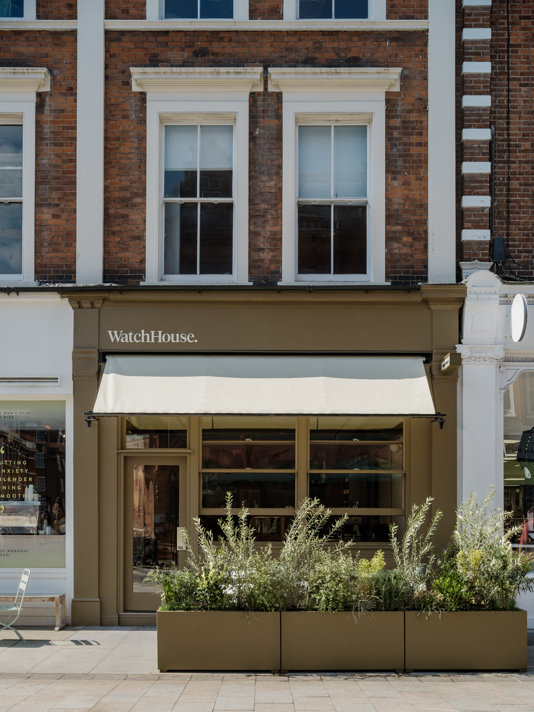 Exterior of WatchHouse shop in St John's Wood