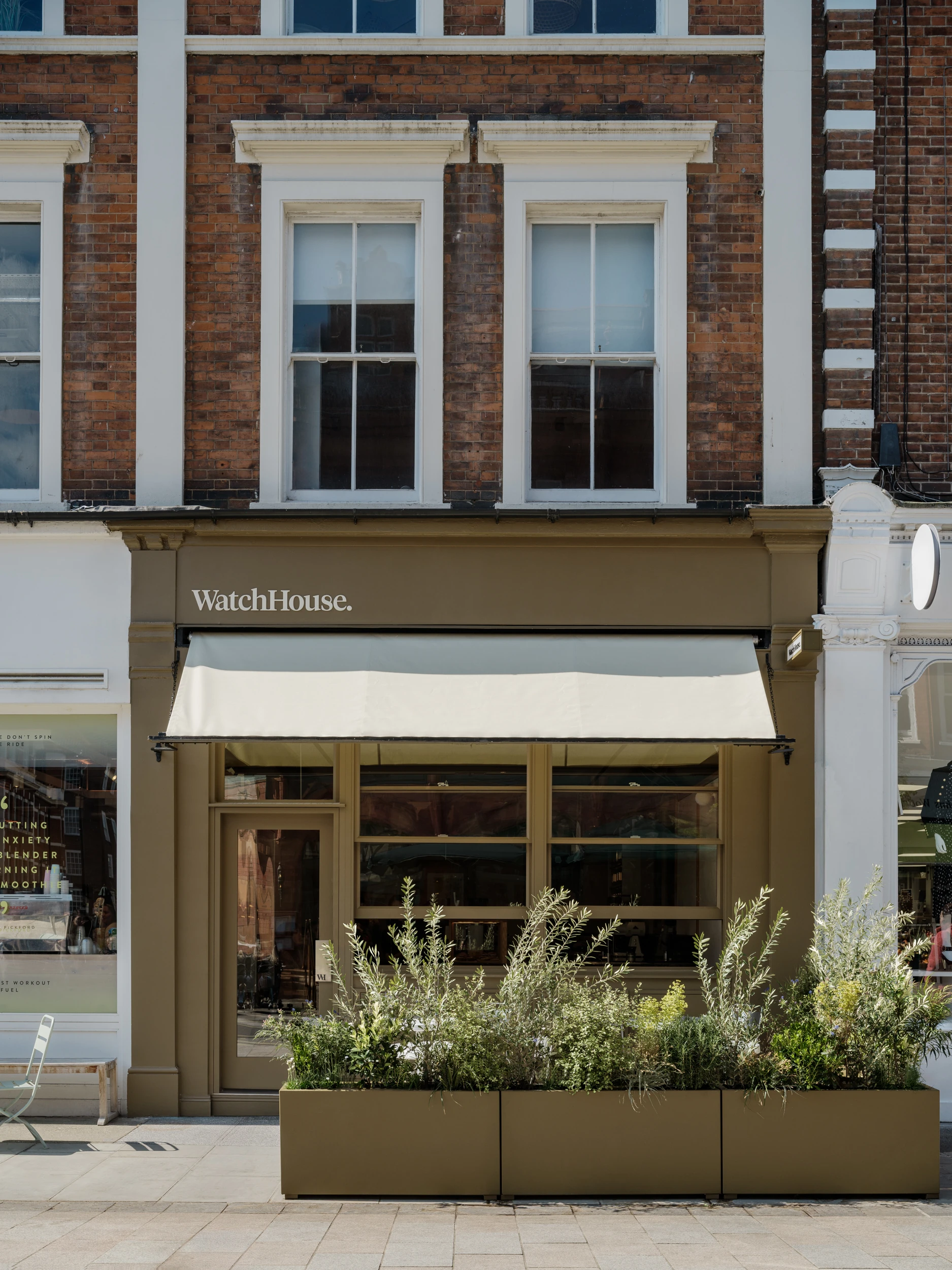 Exterior of WatchHouse shop in St John's Wood