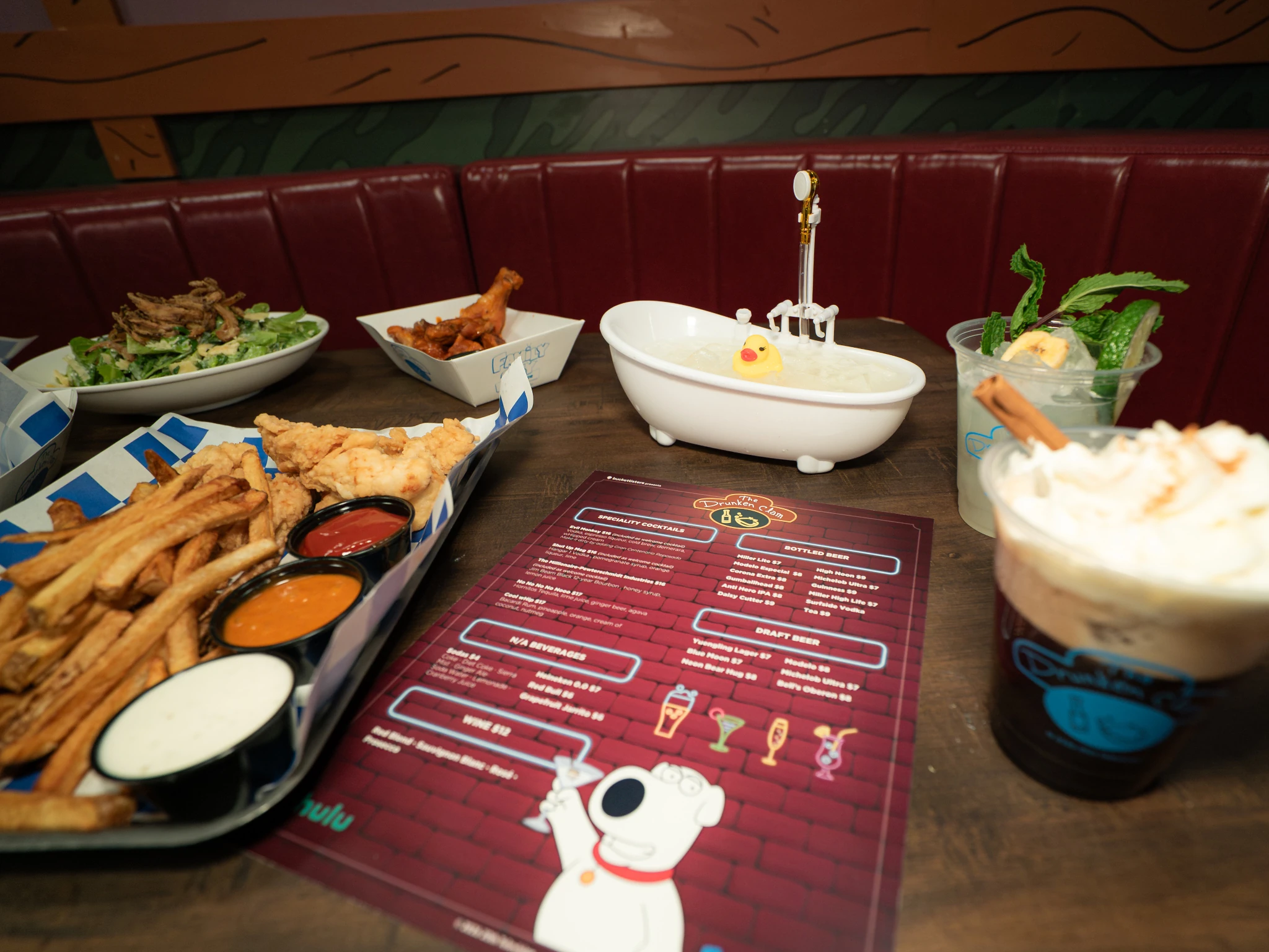 Family Guy Drunken Clam Experience