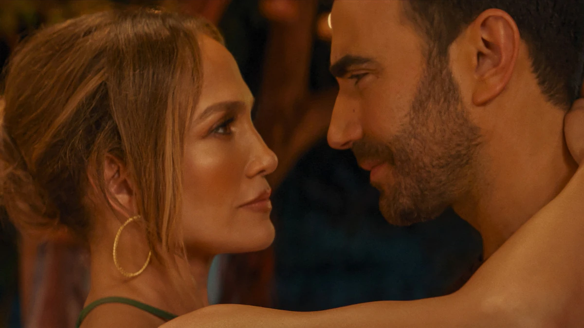 a still of Office Romance with Jennifer Lopez and Brett Goldstein 