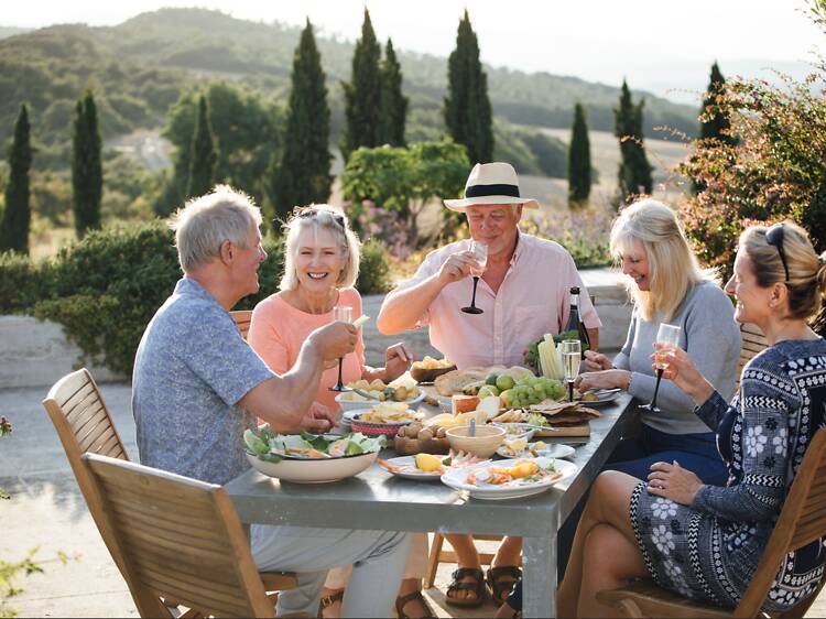 Forage for truffles, ride through vineyards and taste your way across Italy on this immersive tour