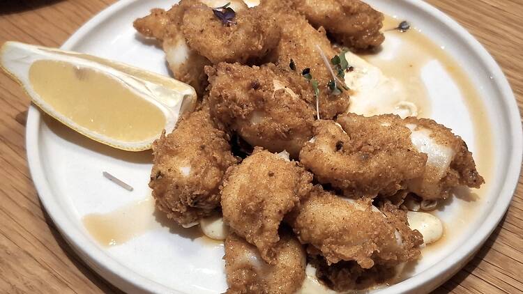 Chilli salt squid at Fishmonger Newlands