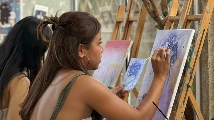 Painting at Paw Made