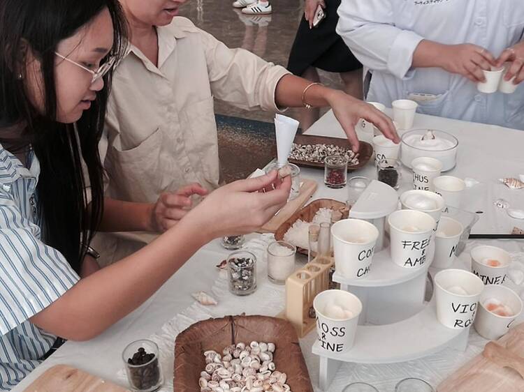 Perfume blending at Artistic Lab