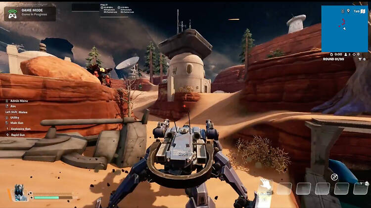 A screencap of Star Wars: Droid Wars on Fortnite