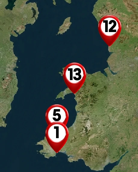 Seaside towns mapped 