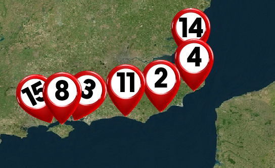Seaside towns mapped 