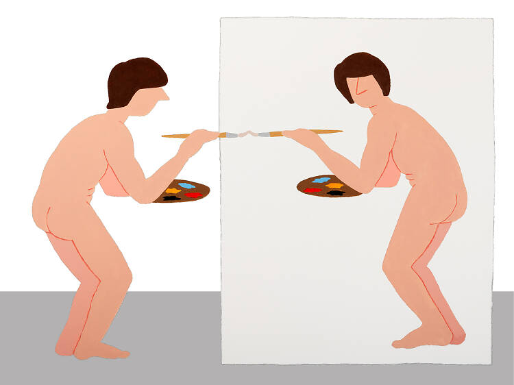 Demetri Martin Is Also a Painter