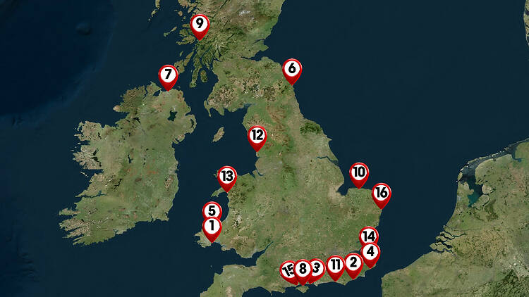 Best seaside towns mapped 