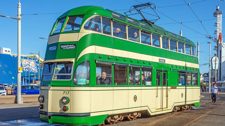 Blackpool tram, England