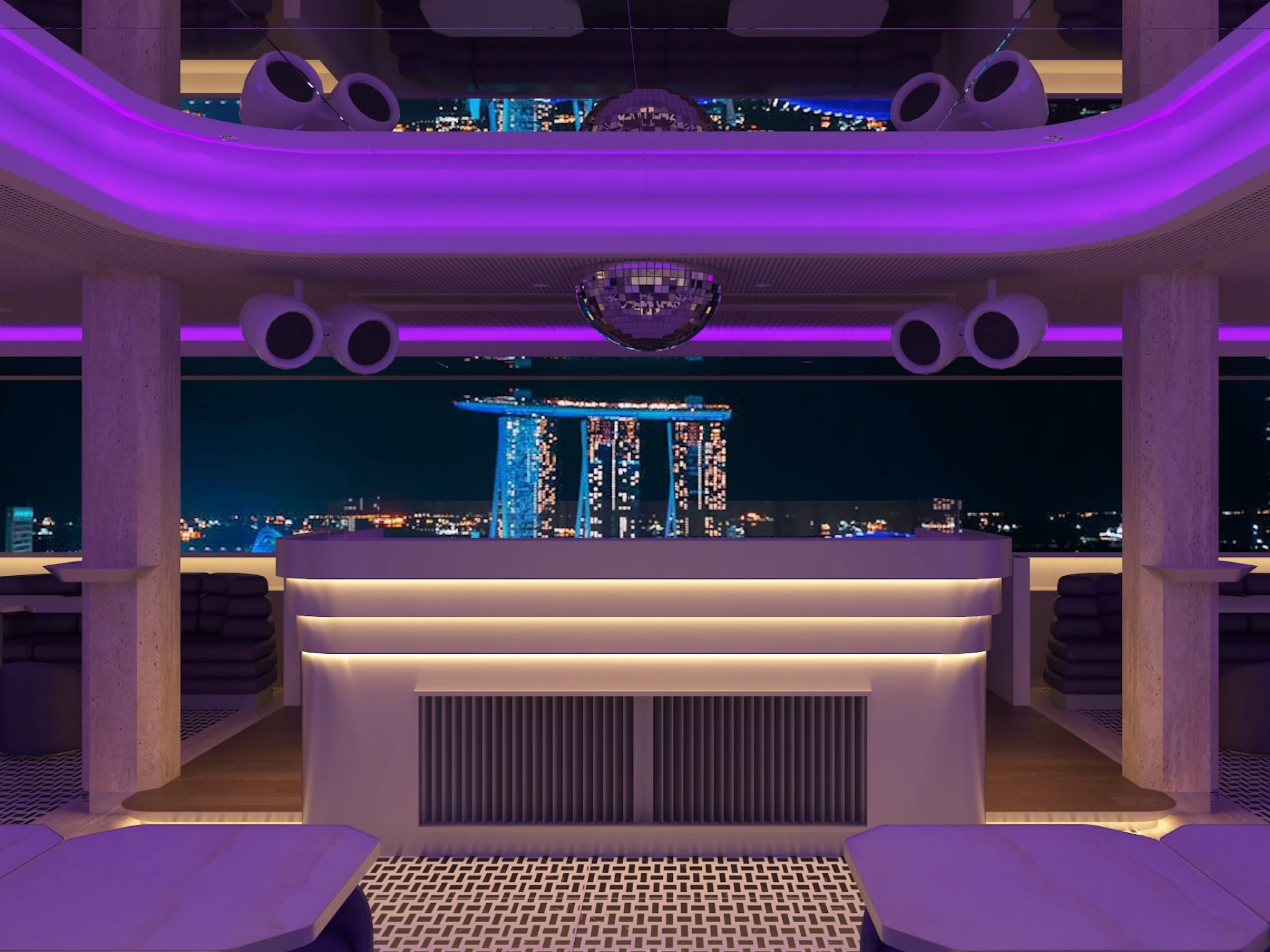 Milli Lounge DJ booth