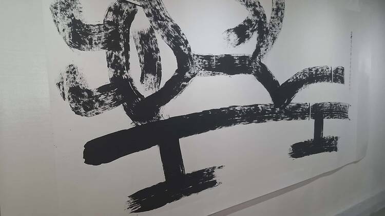 Calligraphy in focus at Makok Art Space with Jin Li