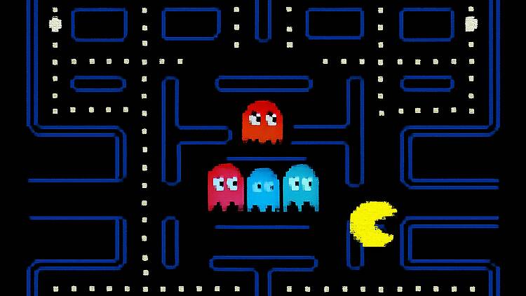 Pac-man game screen