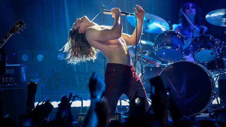 The Vampire Lestat on stage during a rock concert