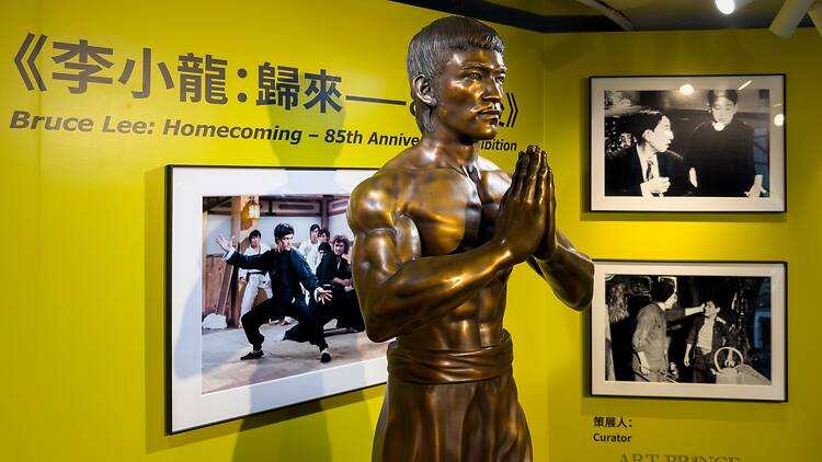 Bruce Lee Homecoming 85th anniversary statue
