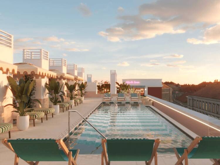 Tenemos nueva azotea en el centro de Madrid: piscina, restaurante de cocina italiana y las mejores vistas junto a Gran Vía