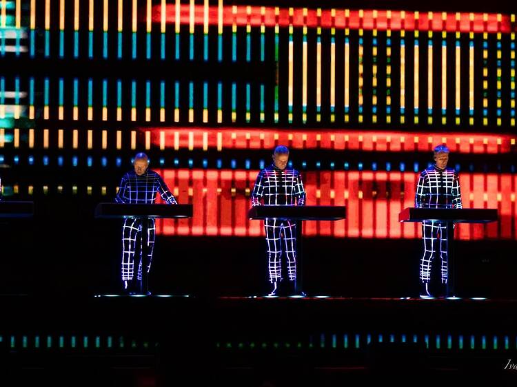 Watch the robots play Bangkok for the first time in 55 years at Kraftwerk Multimedia Tour