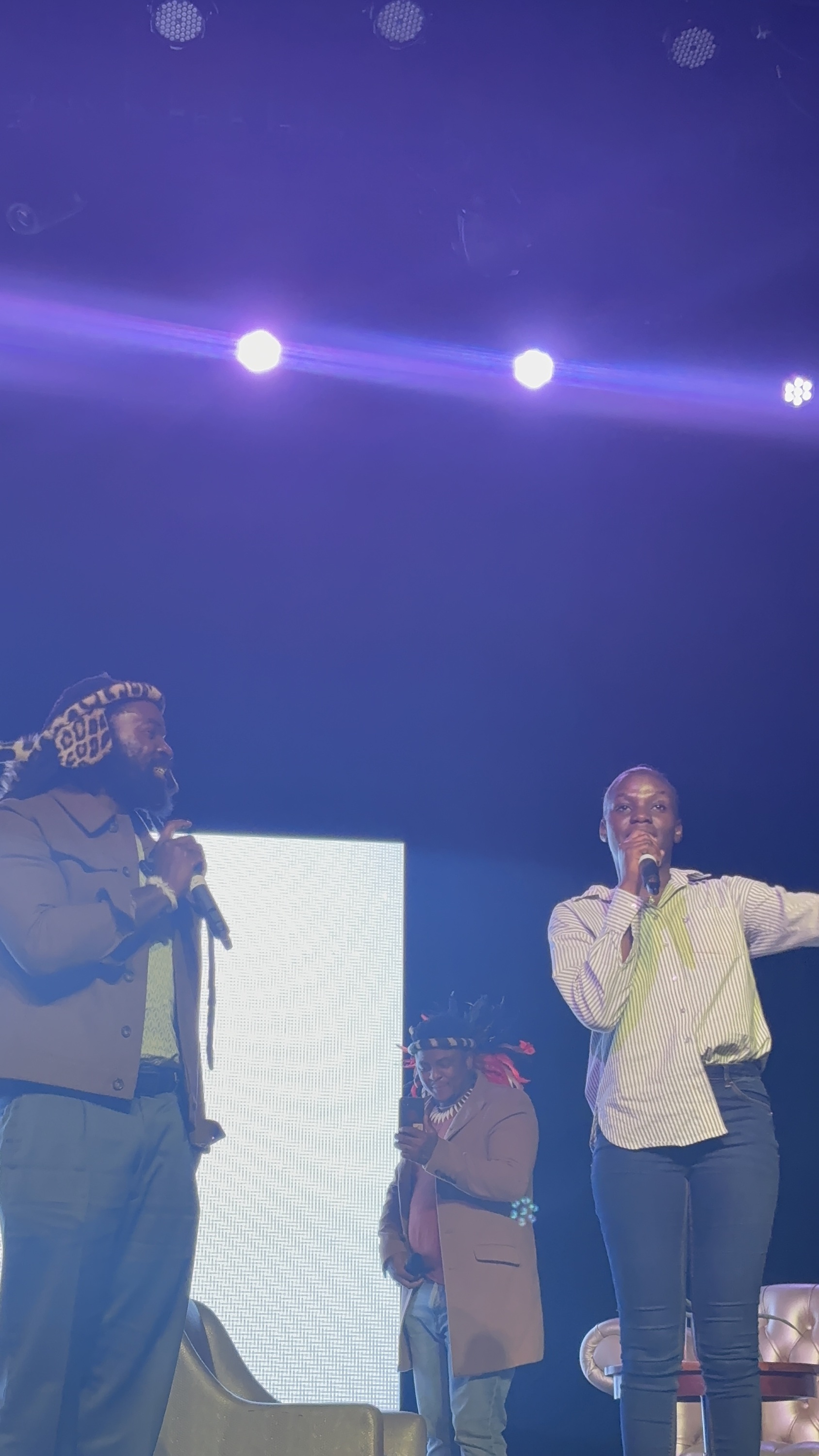 Big Zulu performing alongside Simphiwe Black at his album launch.webp