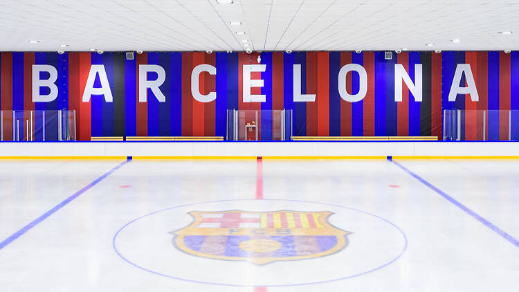 Pista de gel Barça
