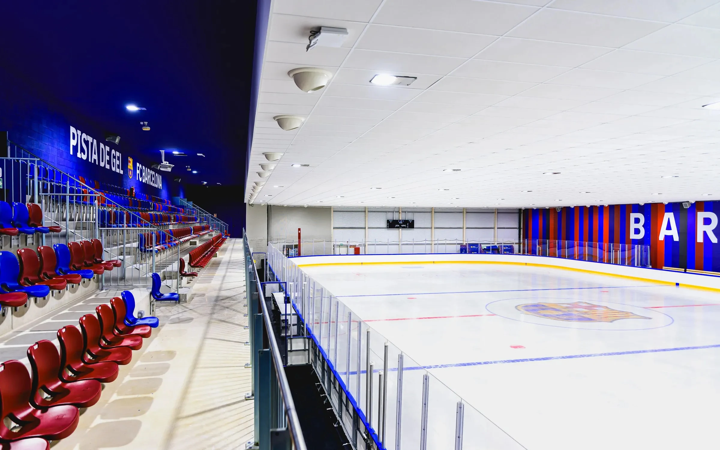 Pista de gel Bar&ccedil;a