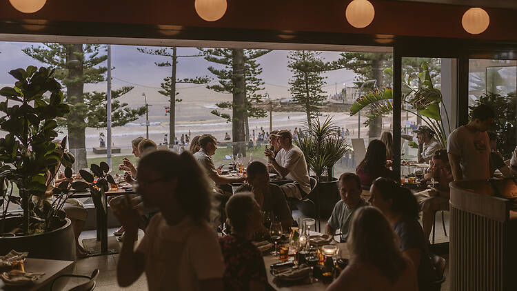 view of Dee Why from inside Ullo Dee Why