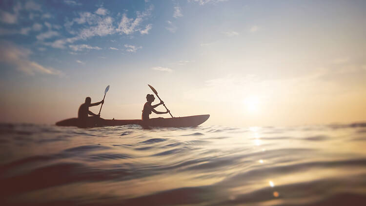 Kayaking in Table Bay