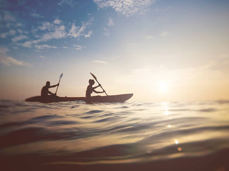Kayaking in Table Bay
