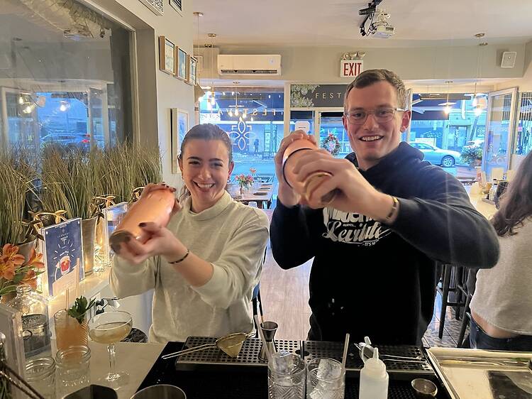 Botanical Cocktail Making