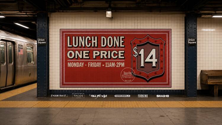 Lunch done. One Price. $14