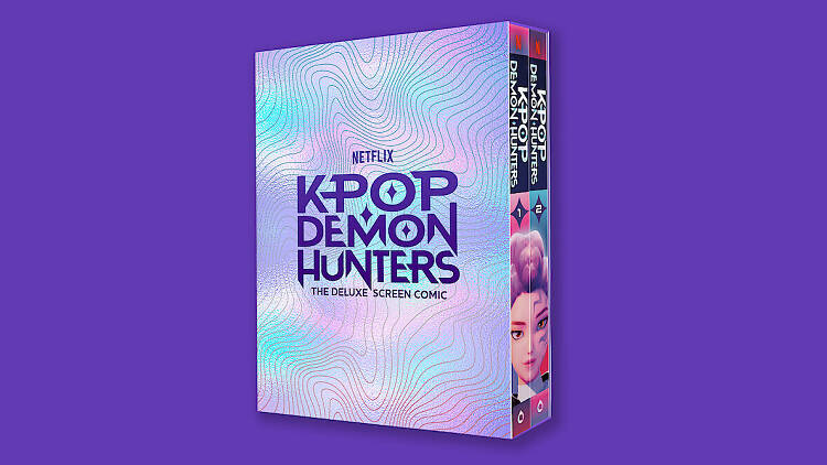 a photo of the KPop Demon Hunters: The Official Screen Comic Boxed Set
