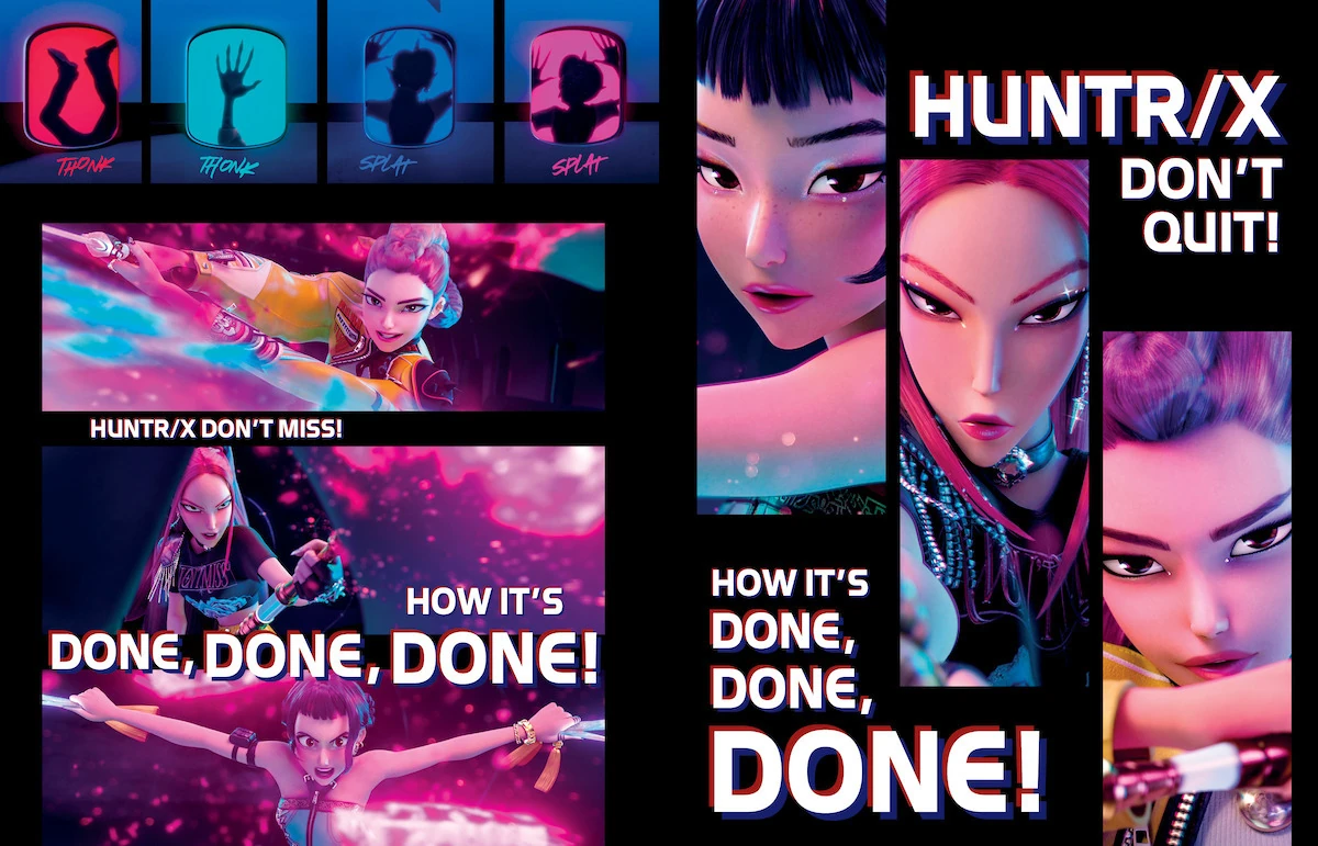 KPop Demon Hunters: The Official Screen Comic Boxed Set inside