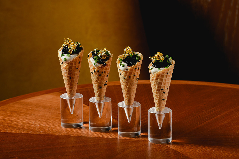 caviar cones
