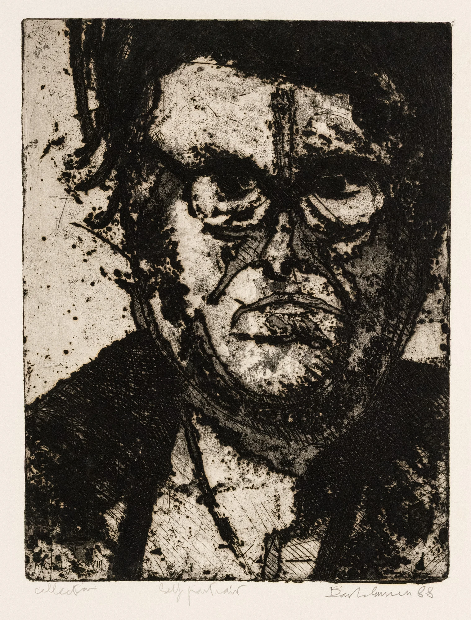 Bartolomeu Cid dos Santos. Autorretrato, 1988. Col. Funda&ccedil;&atilde;o D. Lu&iacute;s I &copy; Valter Vinagre 