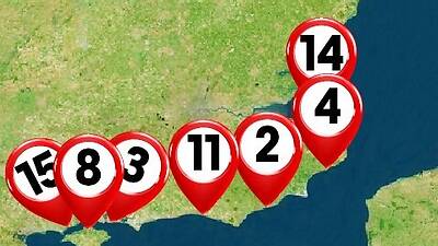 Mapped: The Best British Seaside Towns Near London