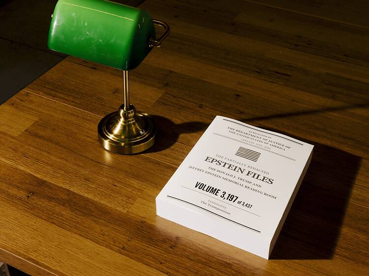 A Tribeca pop-up just opened displaying all 3.5 million pages of the Epstein files—that's 17,000 pounds of documents
