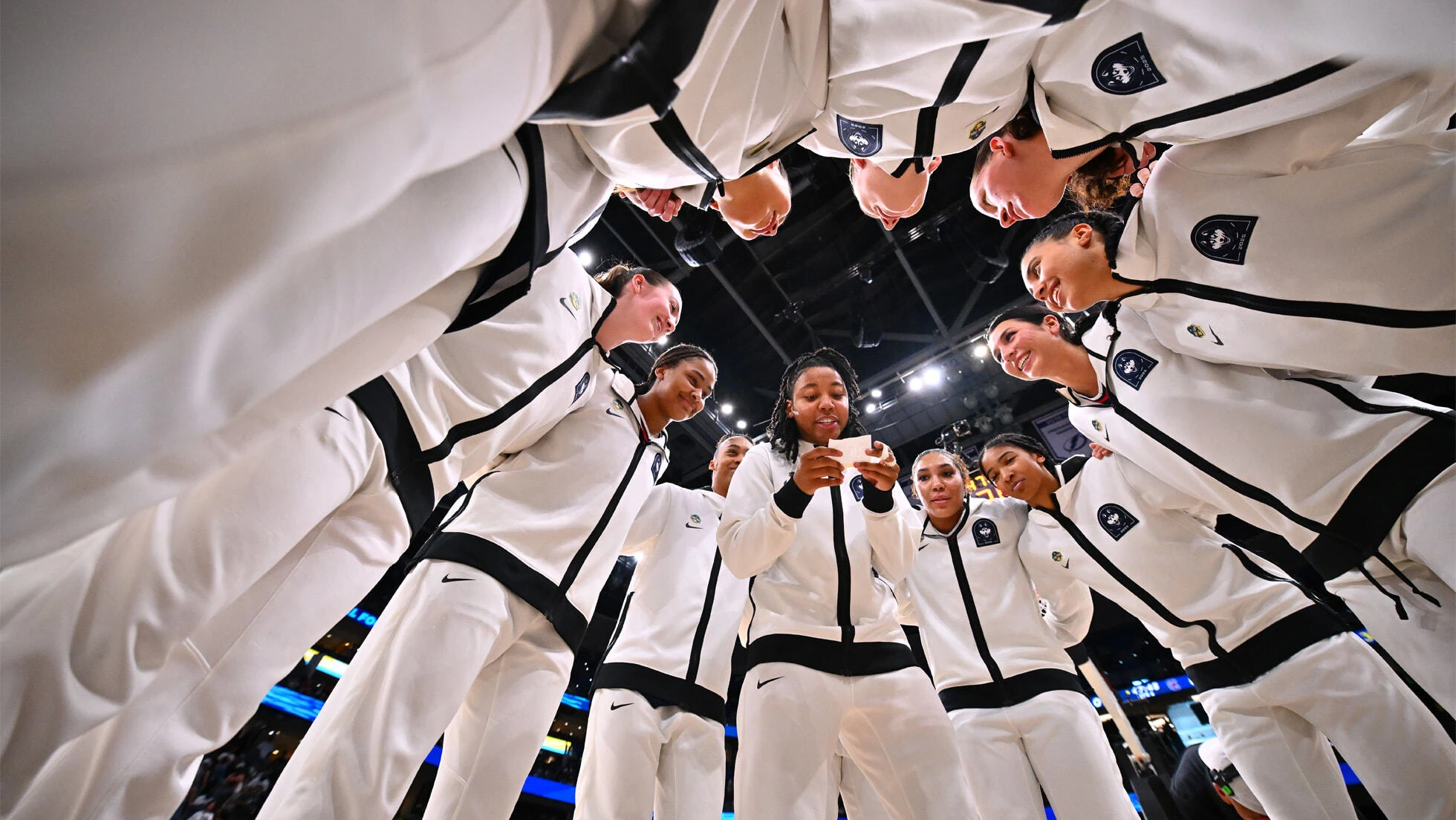 a screenshot from The Dynasty: UConn Huskies on Apple TV