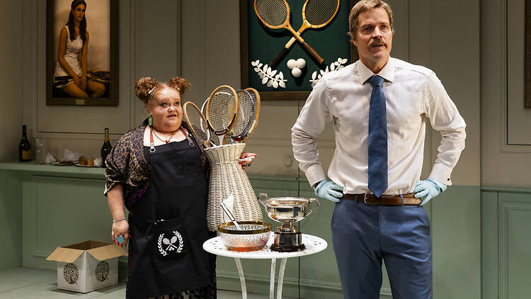 Megan Wilding and Rick Davies in 'Game. Set. Match.'