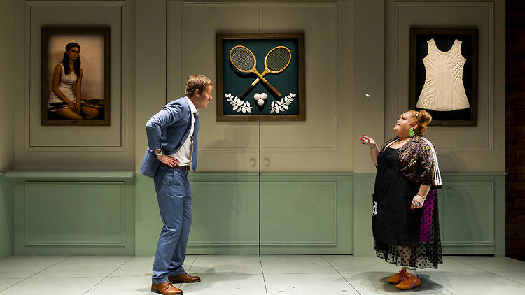 Megan Wilding and Rick Davies in 'Game. Set. Match.'