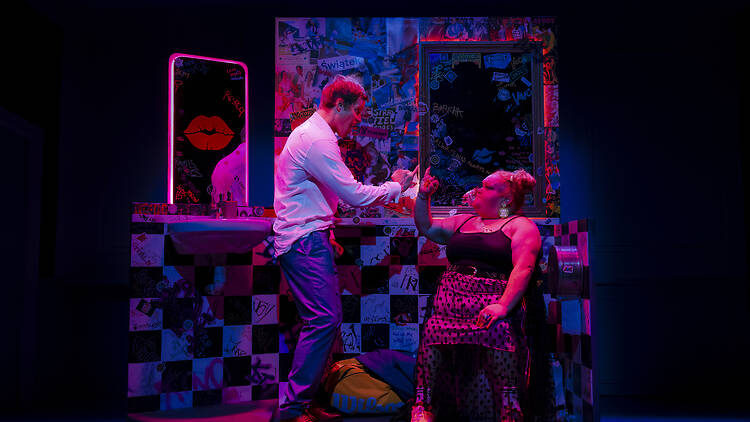 Megan Wilding and Rick Davies in 'Game. Set. Match.'