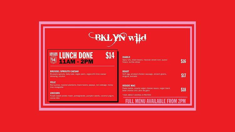 Lunch done. One Price. $14! Lunch done. One Price. $14!