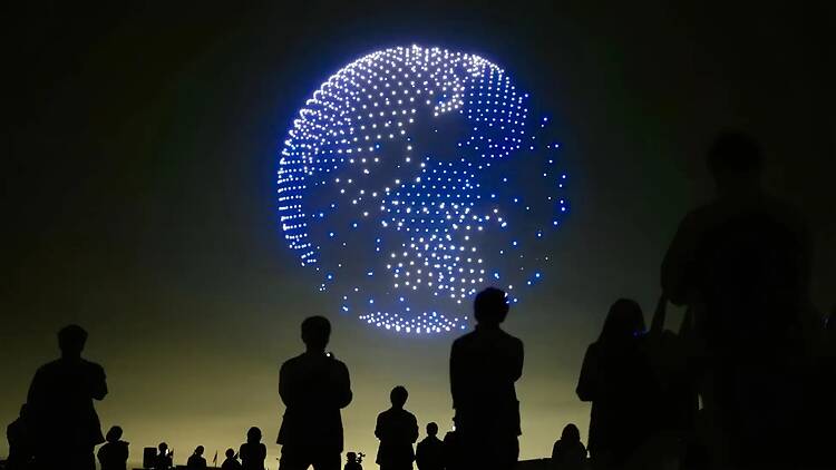 Osaka Bay Skylumina Fireworks & Drones
