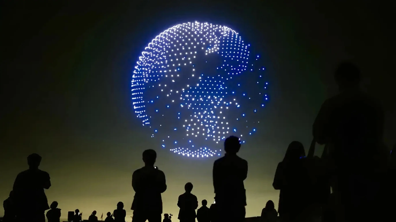Osaka Bay Skylumina Fireworks & Drones