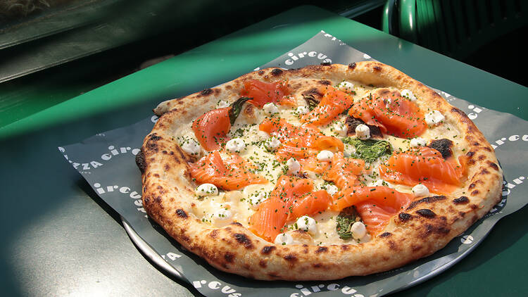 The Panzer pizza from Circus Pizza