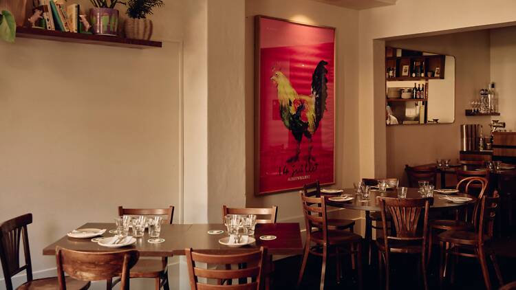 The dining room at the Lincoln in Carlton.
