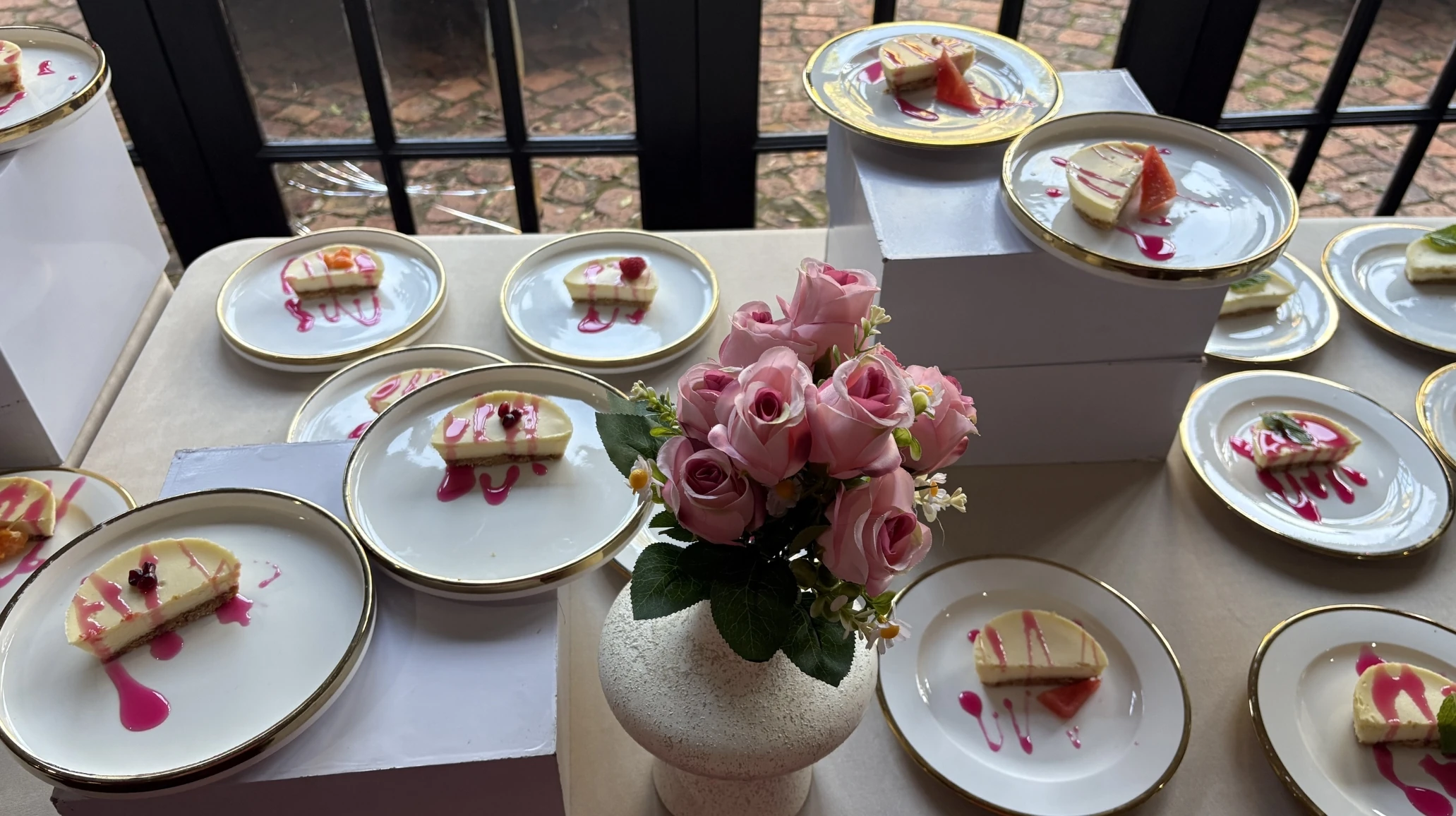 Dessert at Chef Nozipho Mbatha's Women's Day event in Midrand