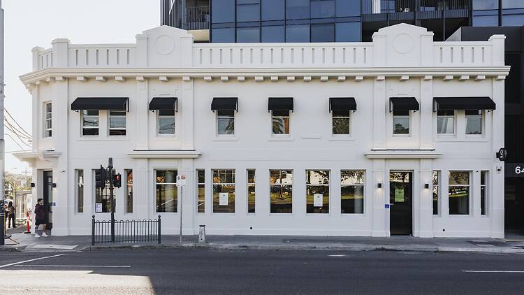 The Angel of Malvern Street view of a newly renovated corner pub in Malvern.
