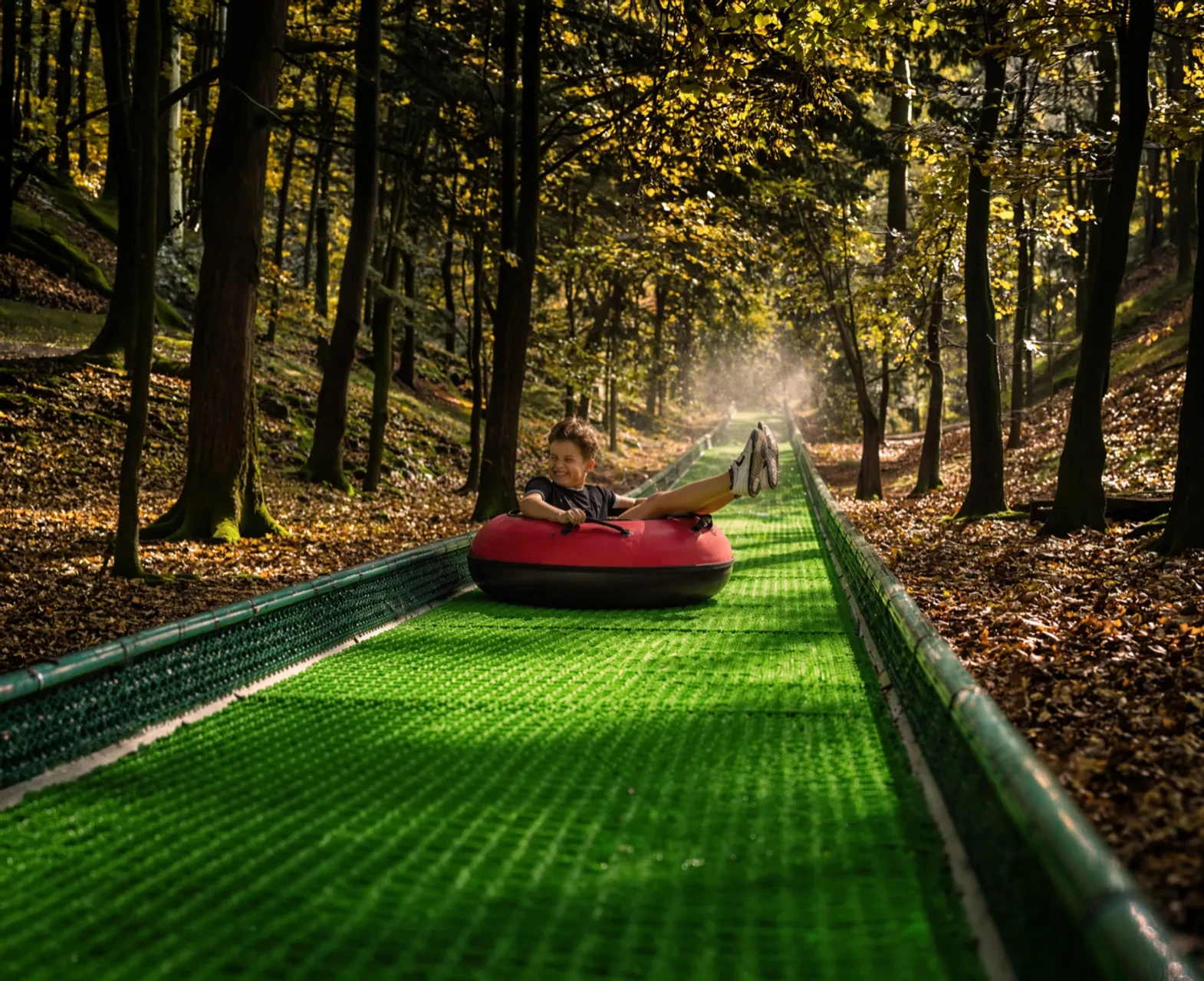 Forest Tubing experience at Zip World Heaton Park