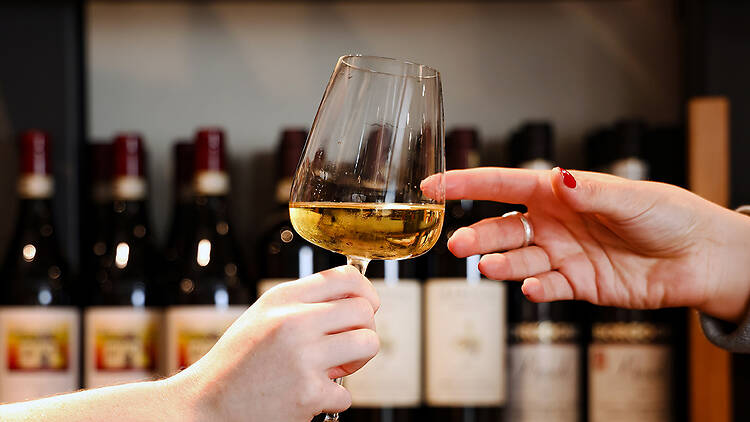 wine glass  (Eataly Flatiron)