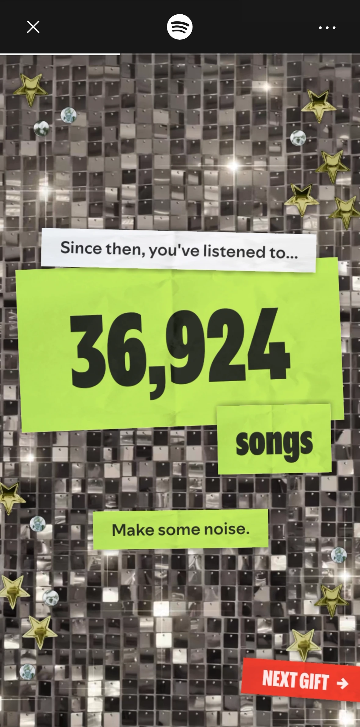a Spotify 20 screencap