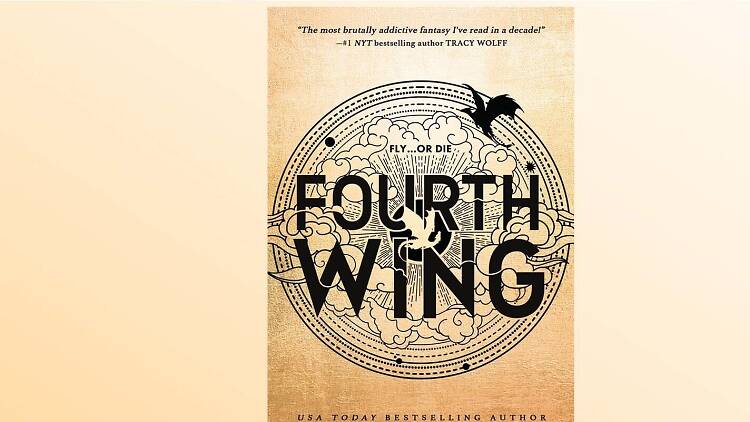 Fourth Wing by Rebecca Yarros the cover of Fourth Wing by Rebecca Yarros